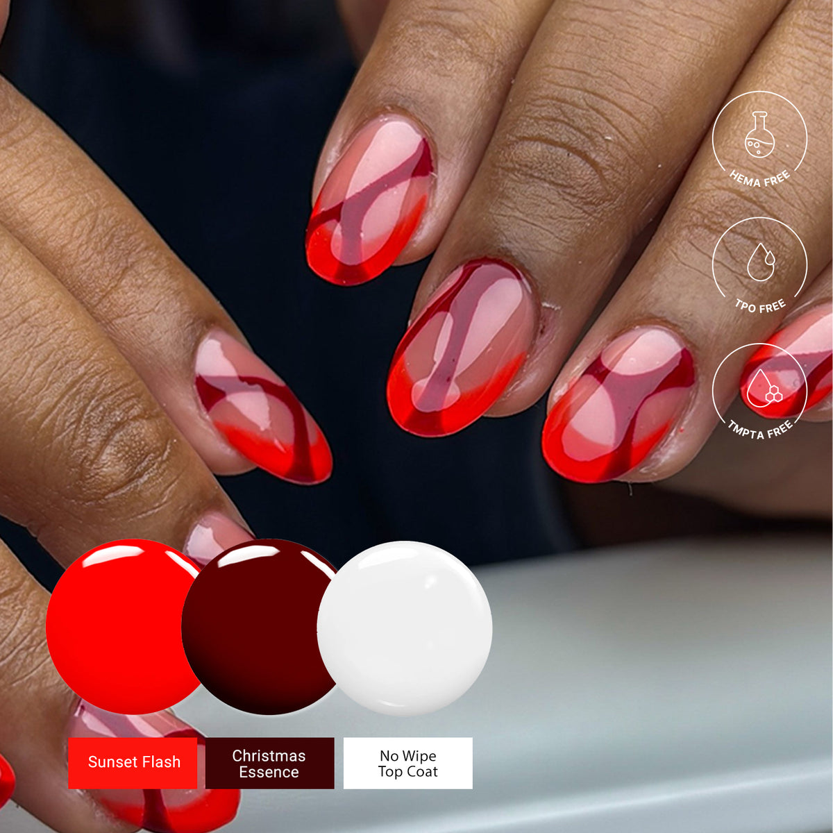 Mani of the Month - Abstract French