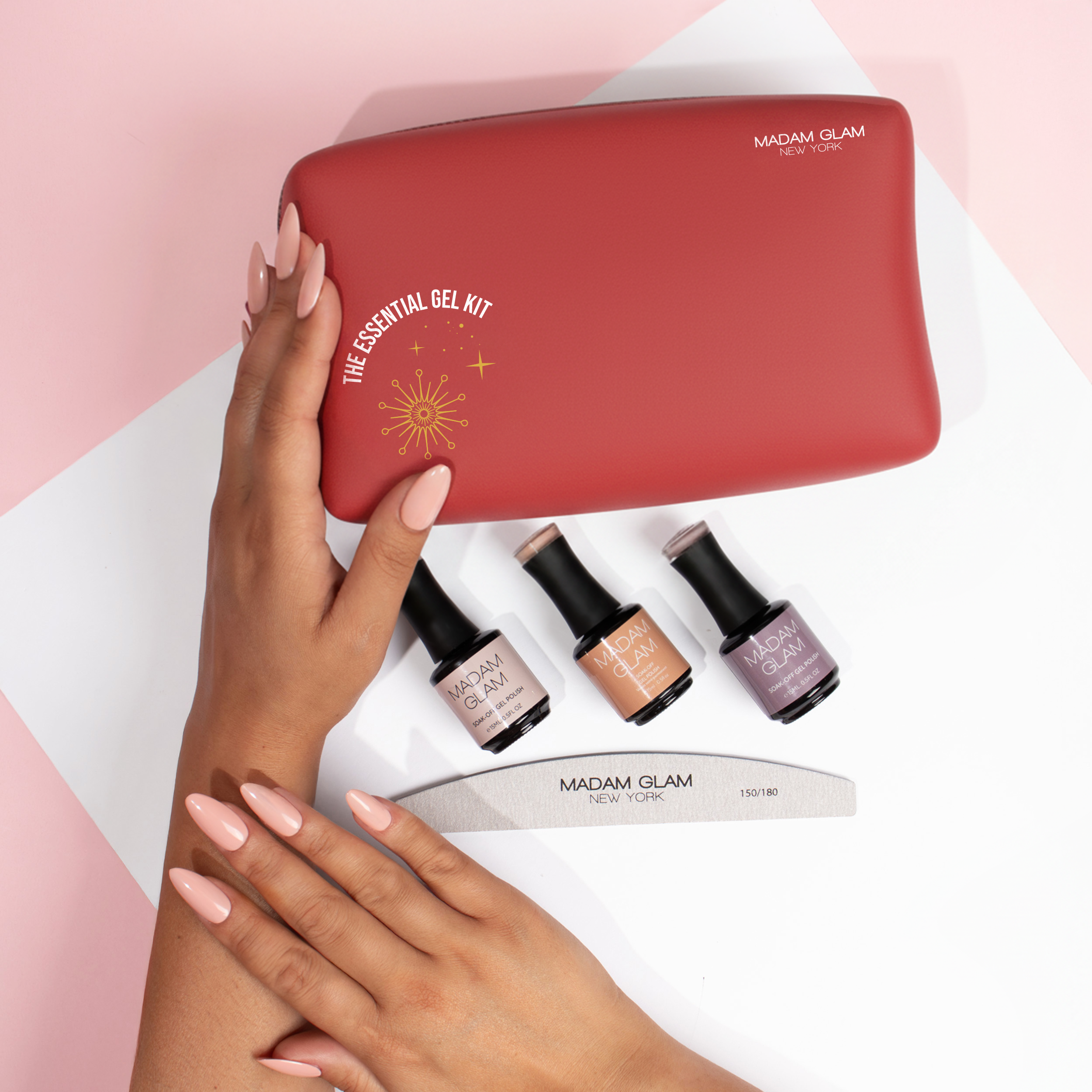 At-Home Gel Starter Kit with Base and Top | Madam Glam