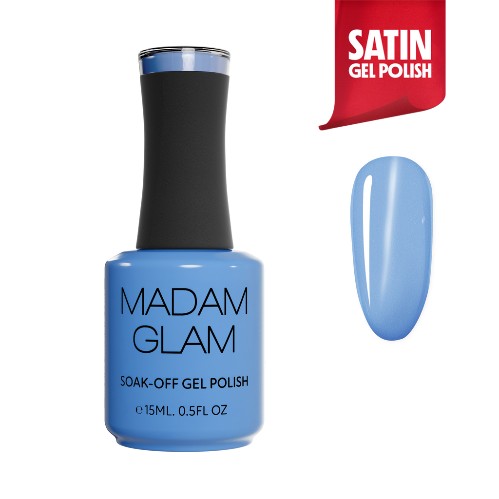 #0284バリ島発Blue Glueブルーグルー 豹&フラワー柄ビキニ新品未使用 Blueberry Spritz - Blue | Soak Off Gel Nail Polish | HEMA-Free