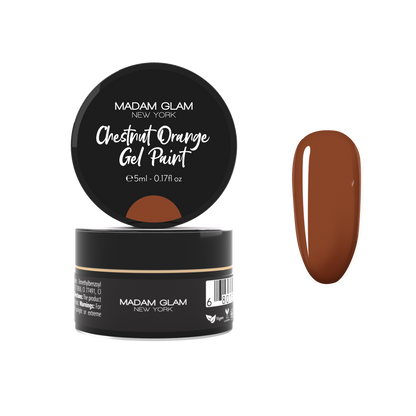 Chestnut Orange Gel Paint