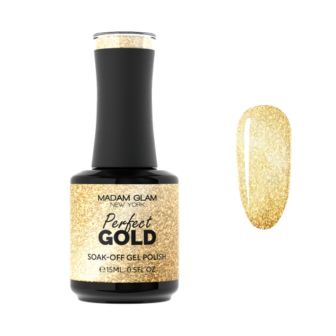 Perfect Gold | Soak Off Gel Nail Polish | HEMA-Free | Vegan
