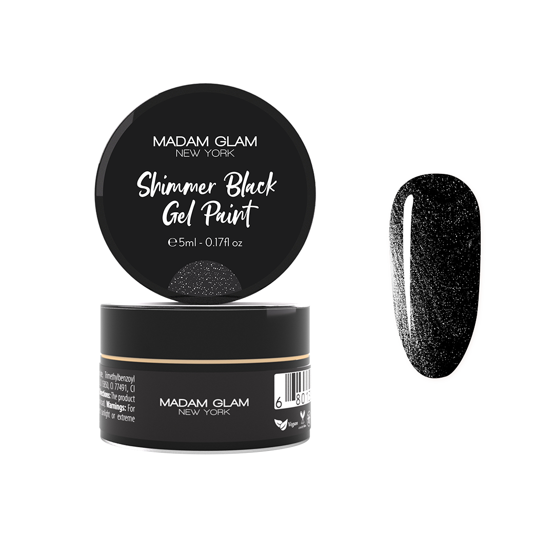 Shimmer Black Gel Paint