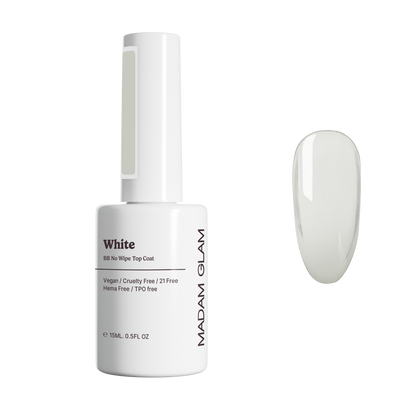 White BB No Wipe Top Coat | Madam Glam