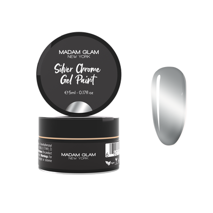 Silver Chrome Gel Paint | Madam Glam