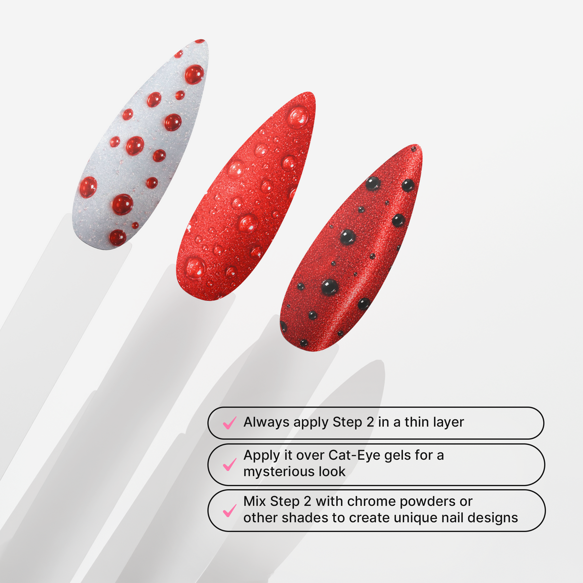 Red Water Drop Set