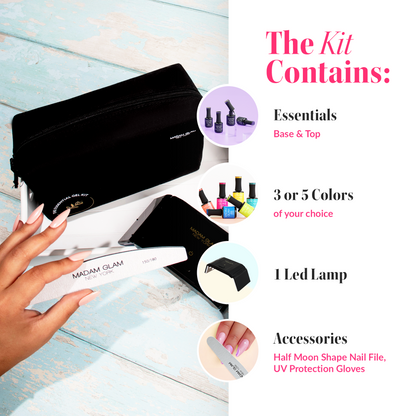 Nail Gel Manicure Kit | Madam Glam