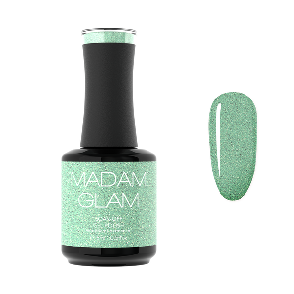 Madam_Glam_Holographic_Soak_Off_Gel_Polish_Green_Peppermint_Kiss