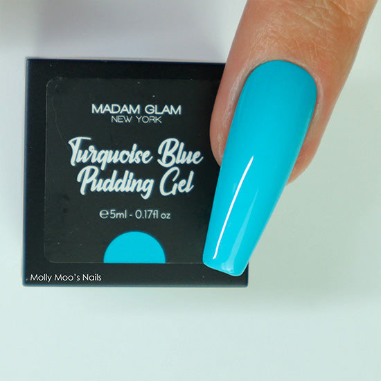 Turquoise Blue Pudding Gel | Madam Glam