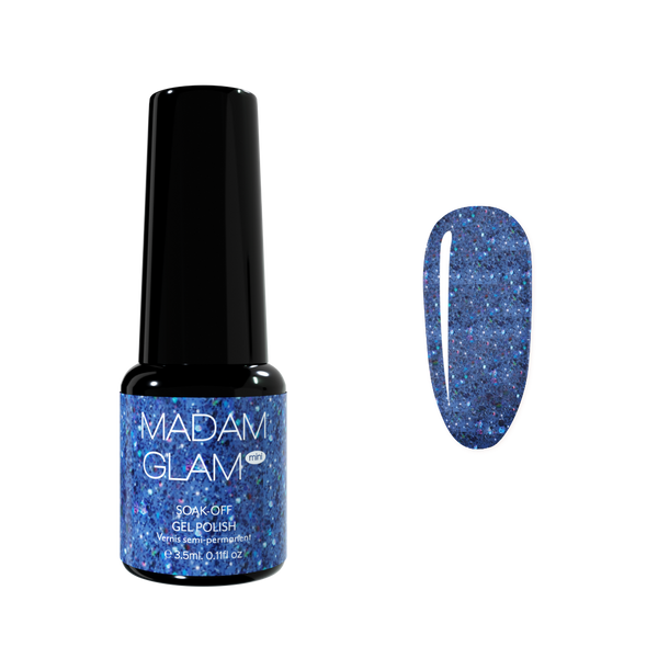 Mini Soak-Off Gel Blue - Dream Diamonds - Madam Glam