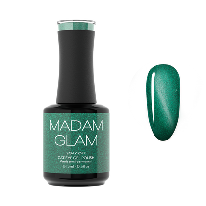 Madam_Glam_Super_Cat_Eye_Gel_Polish_Green_Buzz