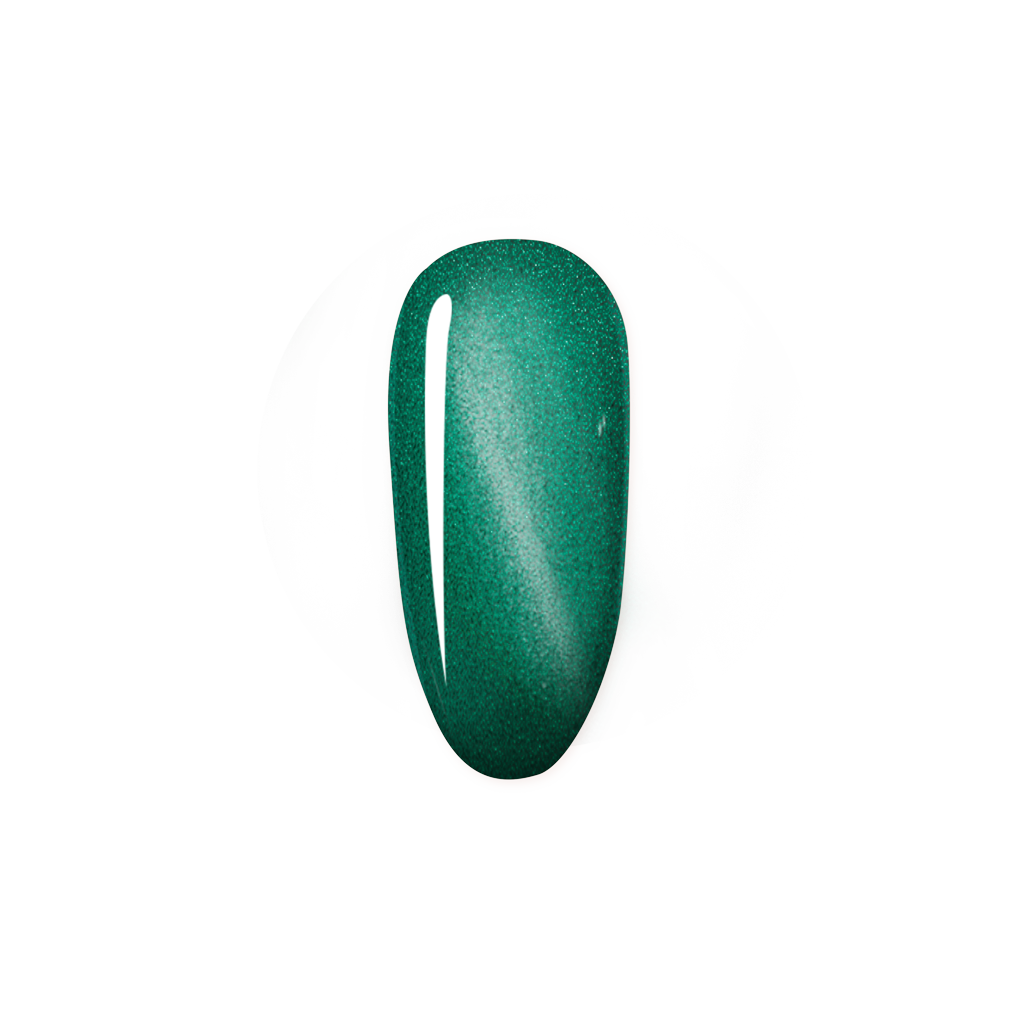 Buzz Green Cat Eye Soak Off Gel Nail Polish HEMAFree Vegan