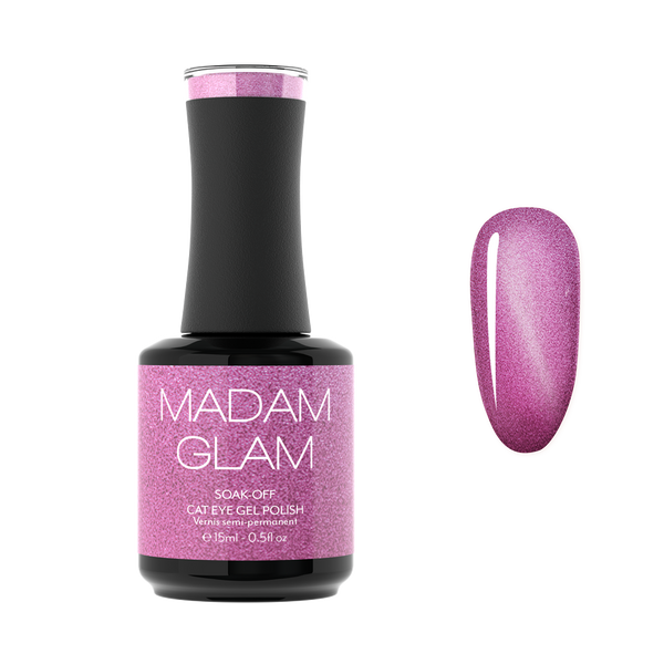 Frizzante - Cat Eye Pink | Soak Off Gel Nail Polish | HEMA-Free