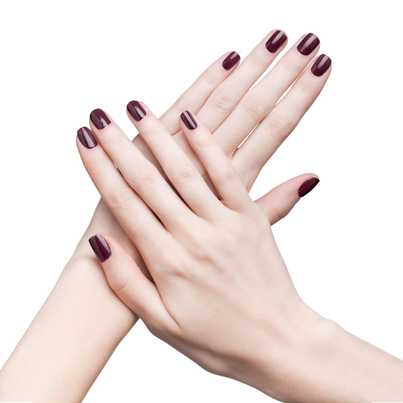 Black Cherry Nails Will Never Not Look Expensive | Glamour