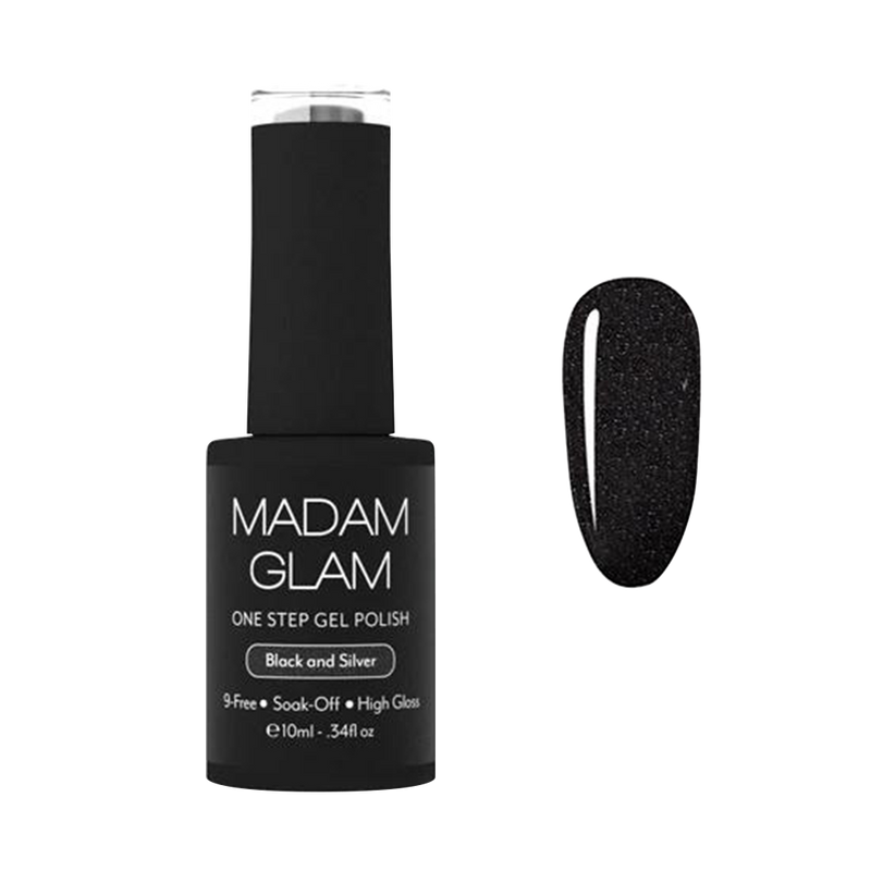 One_Step_Gel_Madam_Glam_Balck_Black_and_Silver