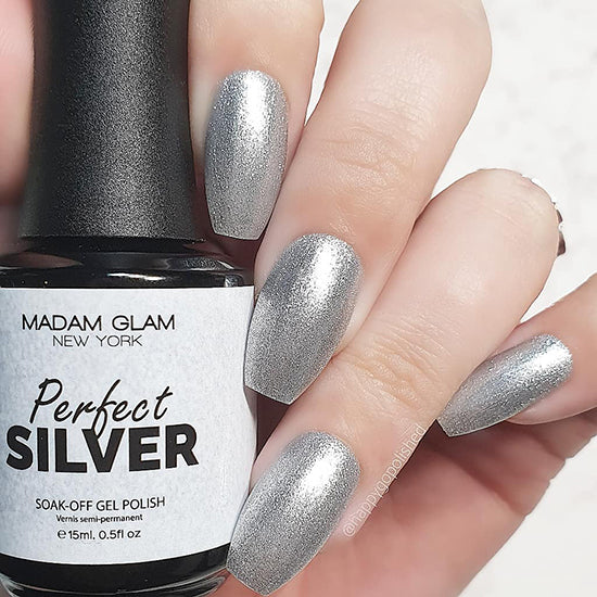 Silver Chrome Gel Paint - Madam Glam