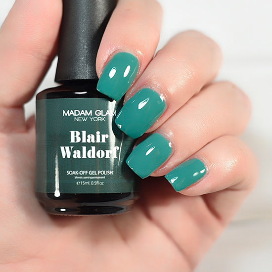 Soak_Off_Gel_Madam_Glam_Green_Blair_Waldorf