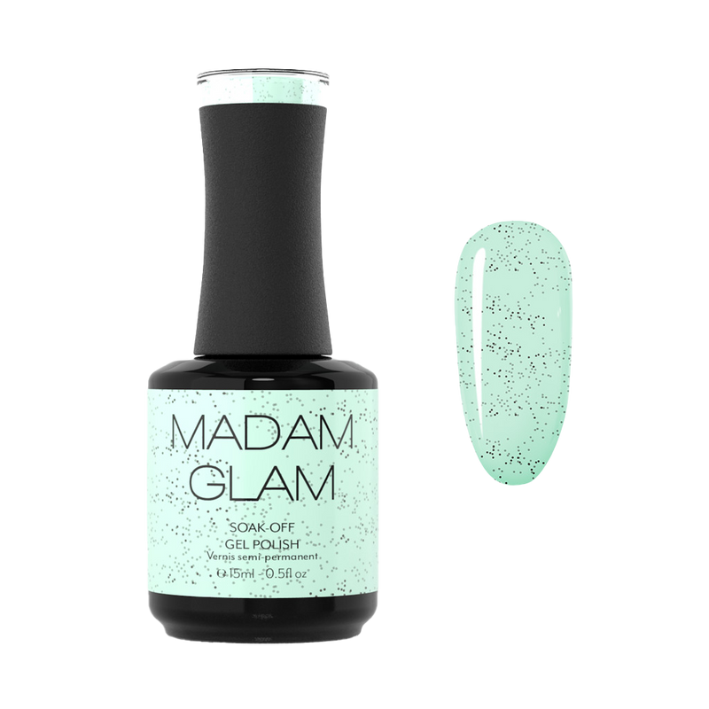 A new pastel, mint green nail polish for spring! | Mint green nails, Green  nails, Gel nail colors
