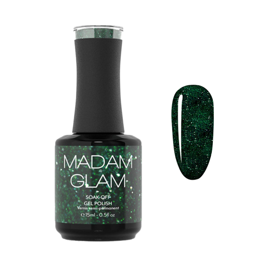 Soak_Off_Gel_Madam_Glam_Green_Glittery_Emerald