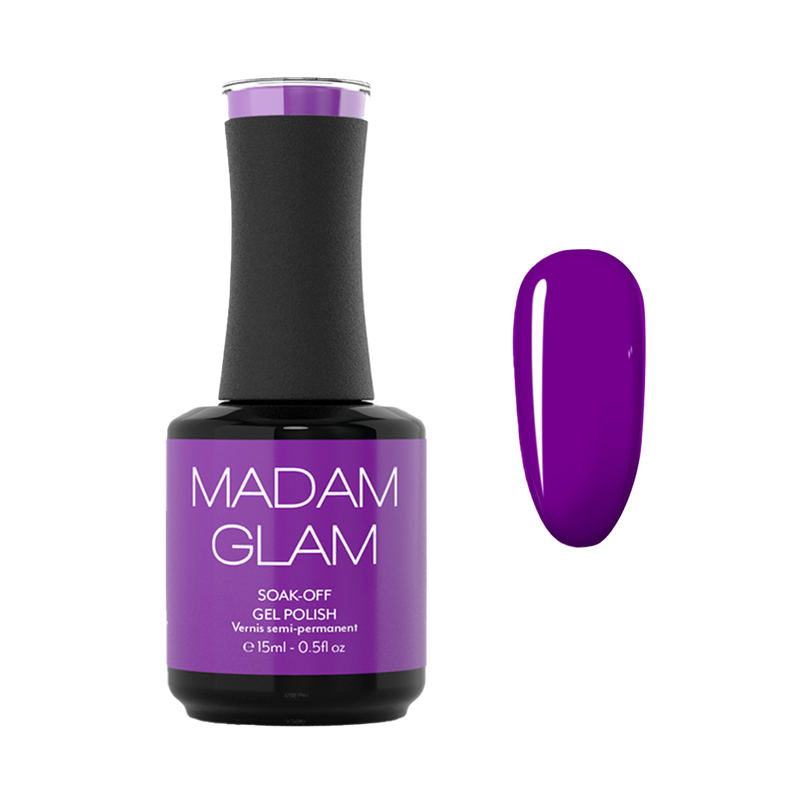 Color Fx New York Premium Non UV Gel Nail Polish Perfect Plum Purple 21  Toxin Free Vegan Nail Polish Women, 166 - Felisha