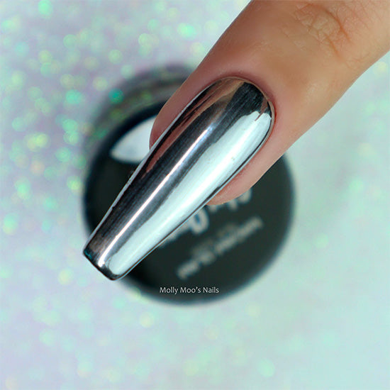 Silver Chrome Gel Paint | Nail Art Gel Paint | Soak Off Gel Nail