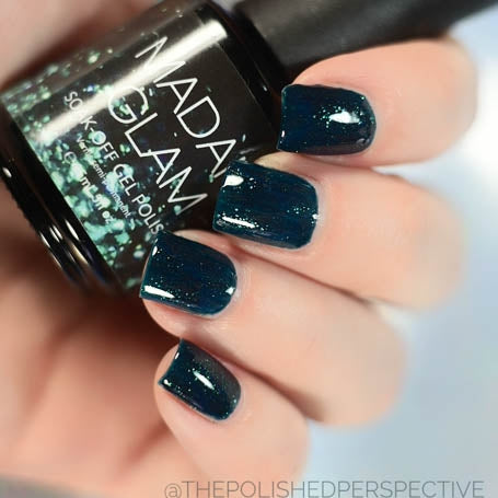 Madam Glam Glittery Emerald - Green Glitter Gel Nail Polish Madam Glam Glittery Emerald - Green Glitter Gel Nail Polish